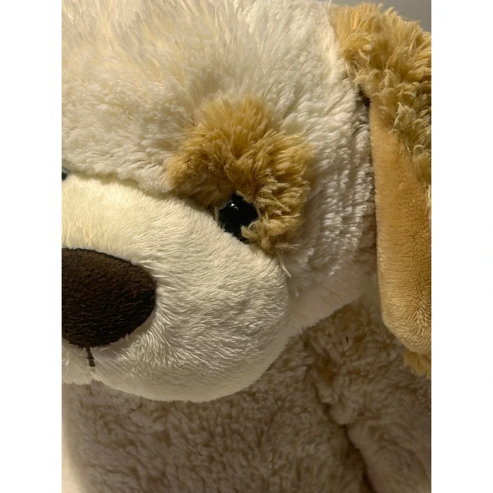 Tempur-Pedic Plush Blonde Puppy Dog Mary Meyer Memory Foam Cream Tan Weight